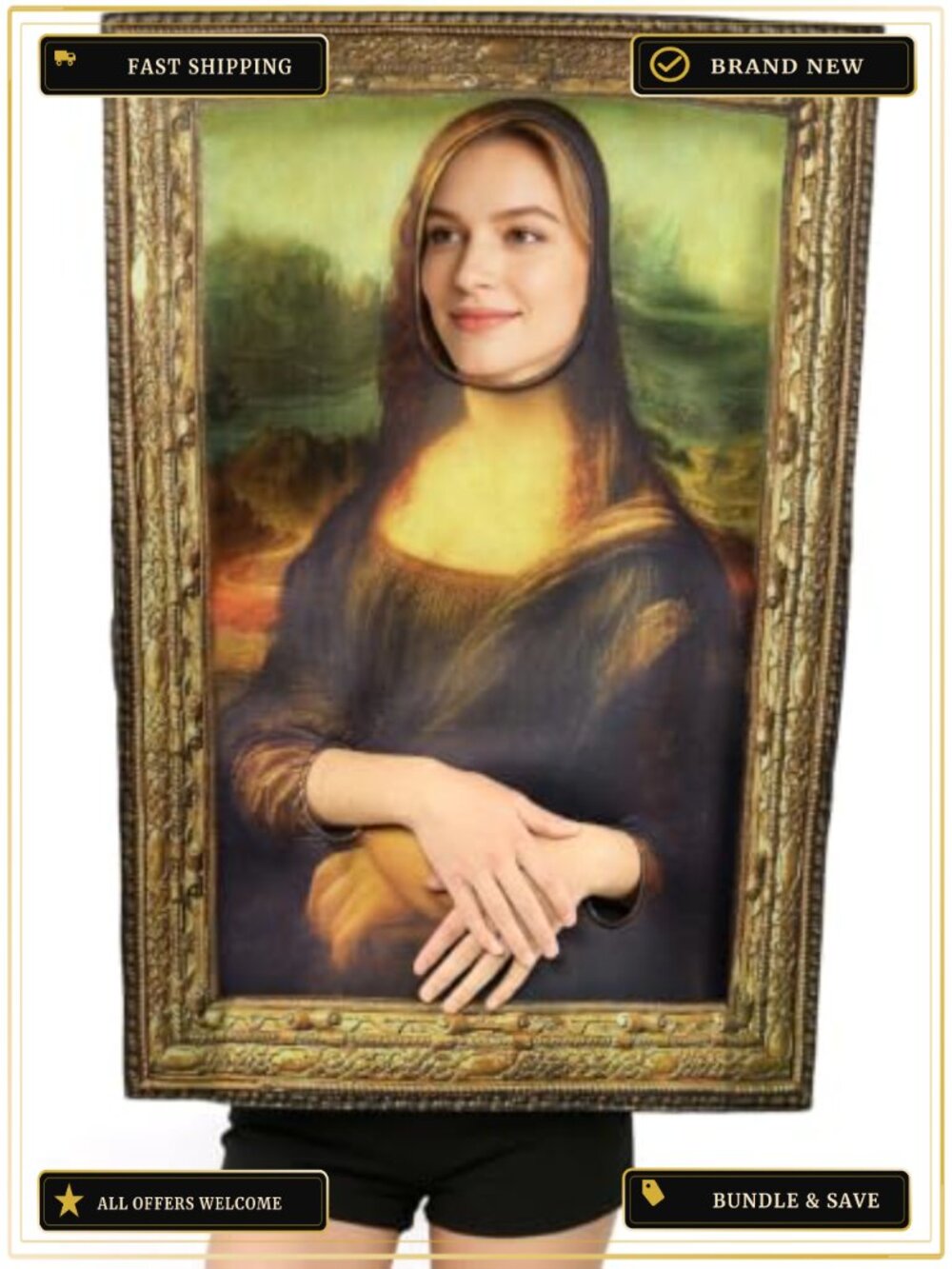 Famous Painting Renaissance Art Tunic Costume Adult Halloween